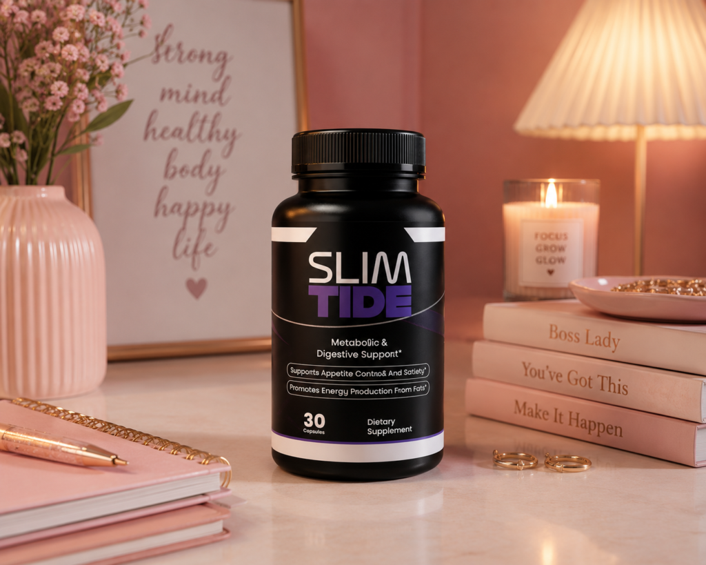 Slim Tide metabolic and gut health support supplement bottle
